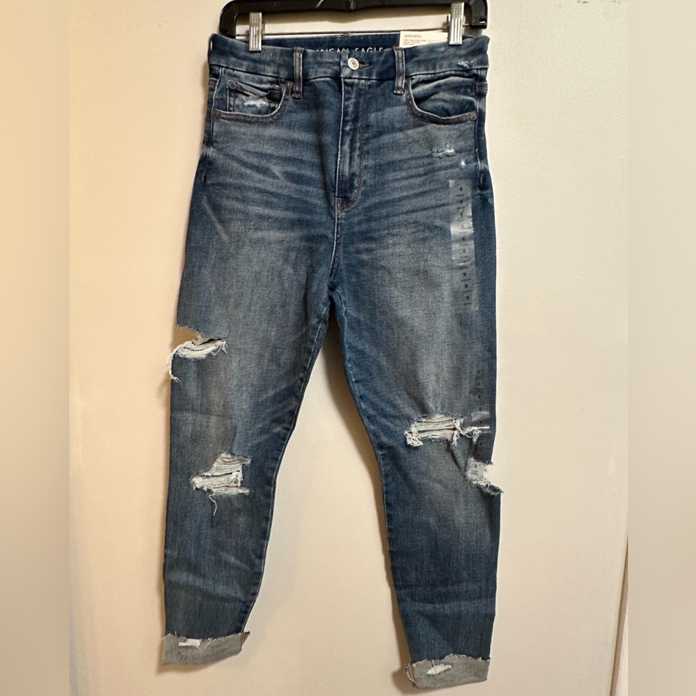 NWT AE Super High Rise Jegging